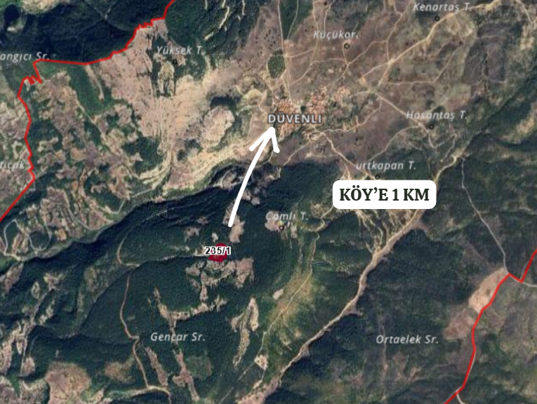 BURSA KELEŞ DÜVENLİ KÖYÜ'NDE 11.625 M² TARLAMIZ  SATILIKTIR. - BURSA KELES fotoğraf 7